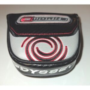 Odyssey O-Works Mallet Putter Headcover‎ - Black w/ Magnetic Closure